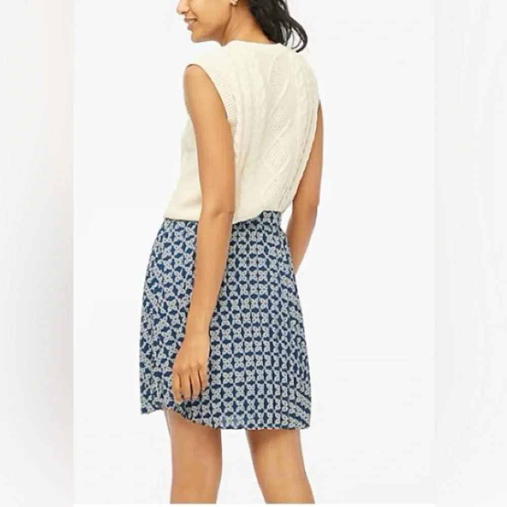 J. Crew Factory Pleated Mini Skirt